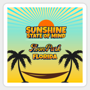 Avon Park Florida - Sunshine State of Mind Sticker